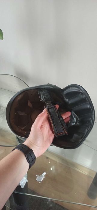 kask MO PRL przyłbica