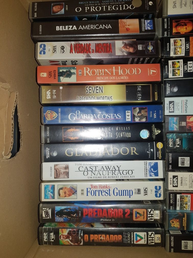 Filmes Top ORIGINAIS em Formato VHS