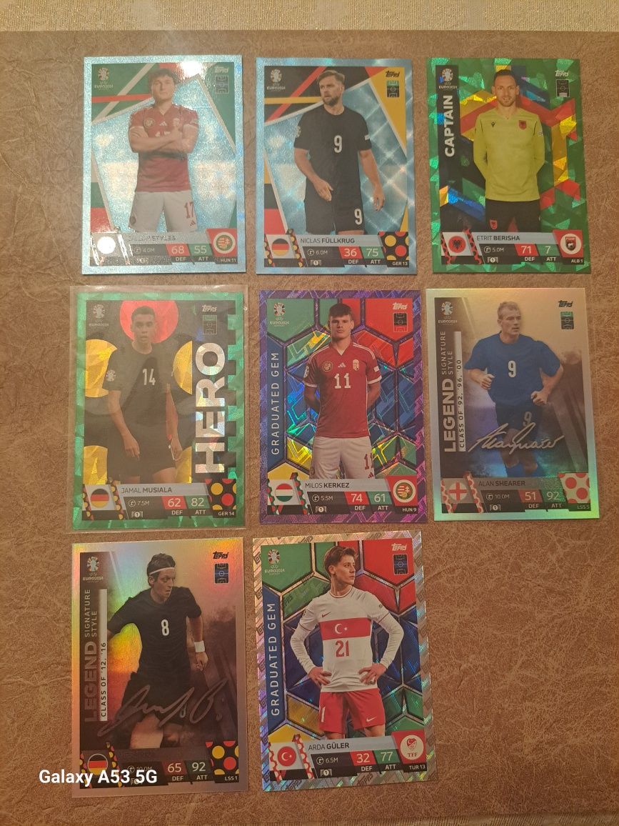 Cartas futebol match attack
