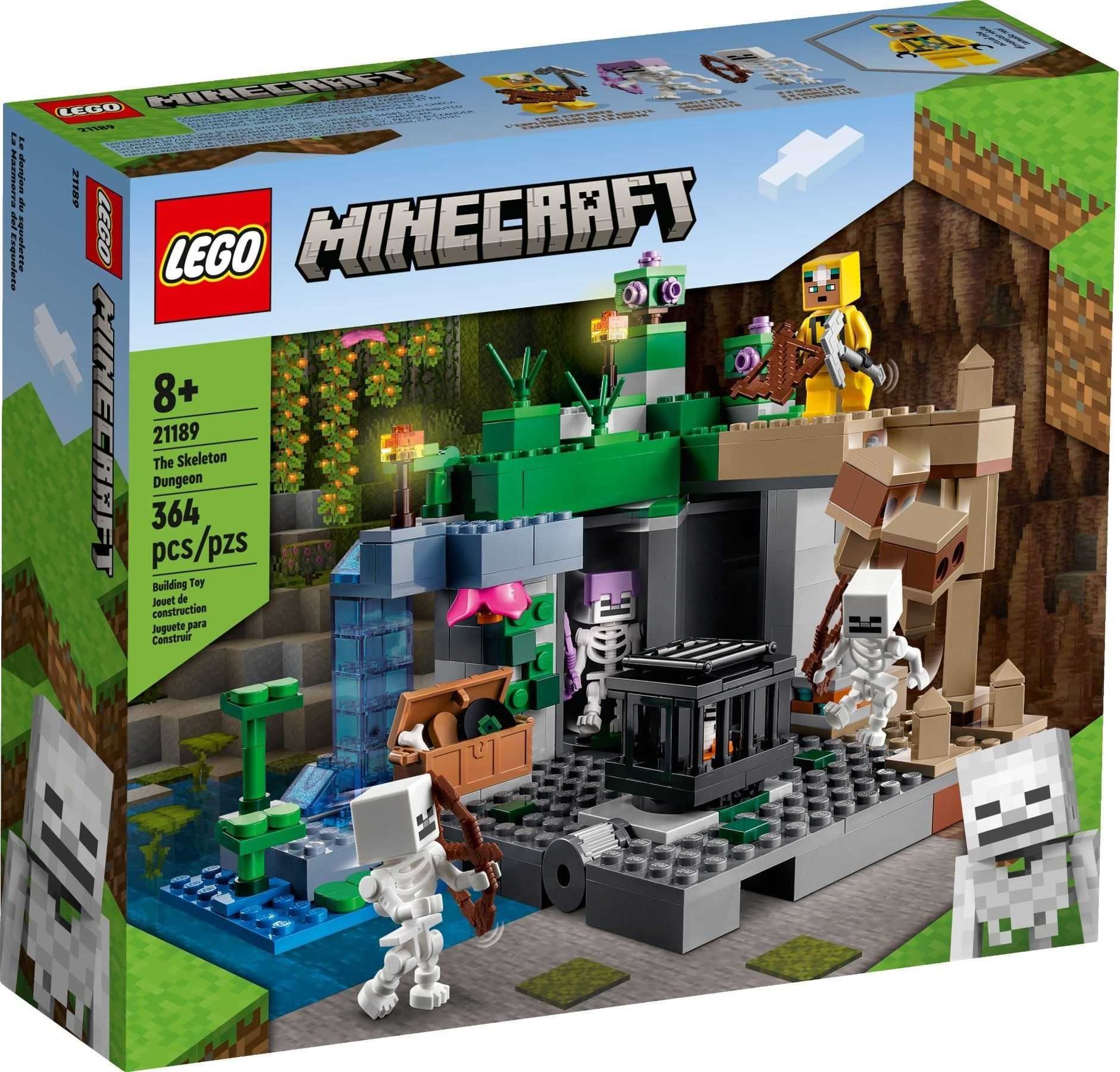Zestaw LEGO Minecraft Loch Szkieletów NOWY