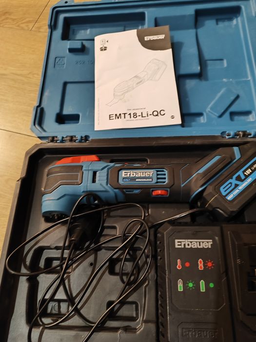 Urządzenie wielofunkcyjne/multitool Erbauer 18v, 4ah, rok produkcji 23