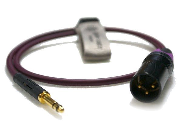 Kabel Studio Patch TT Bantam do 3pin XLR Męski Balansowany Van Damme