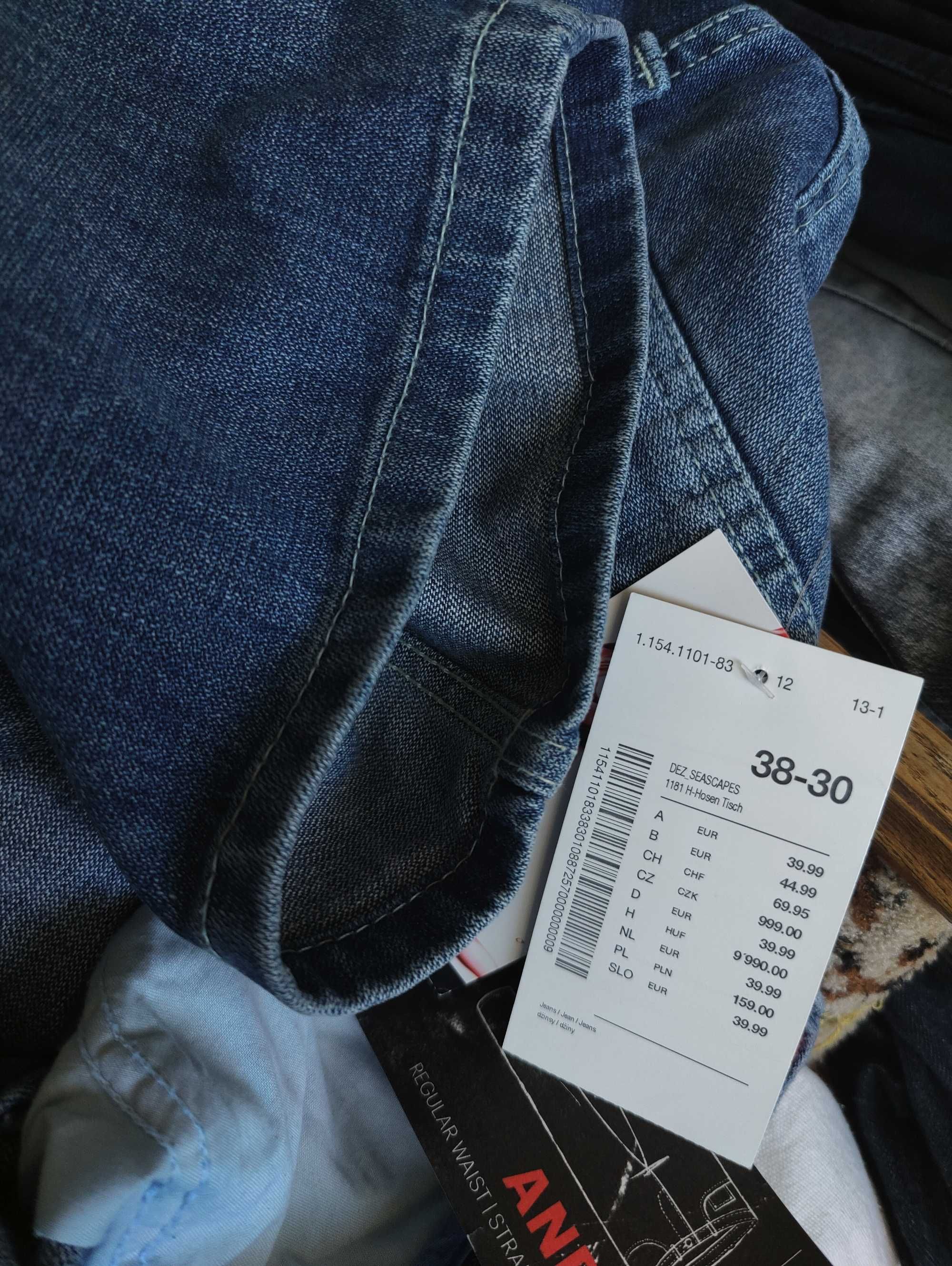 Джинсы Charles Vögele jeans Швейцария w38 navy.