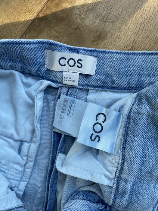 Cos spodnie xs dzinsy szeroka nogawka