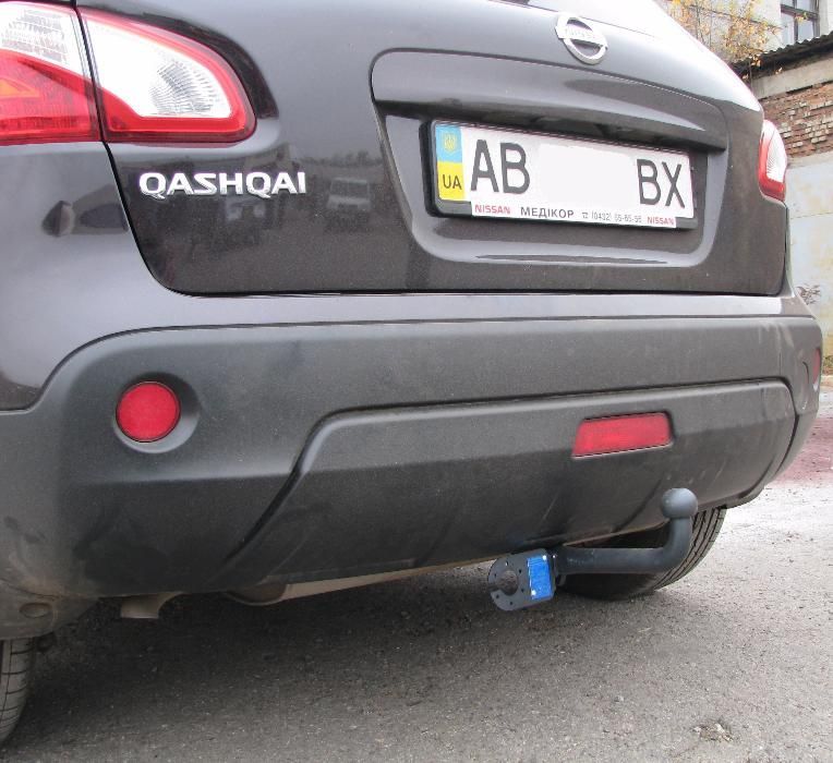 Фаркоп Nissan Qashqai \ Qashqai +2 (2006-2013). Прицепное Нисан Кашка