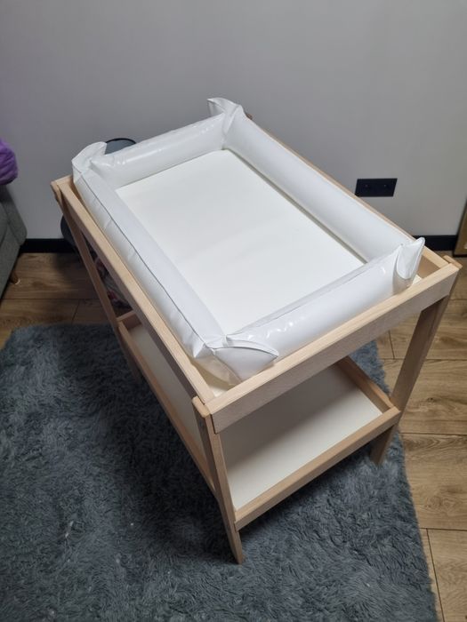 Ikea Sniglar przewijak drewniany stół do przewijania dla niemowląt