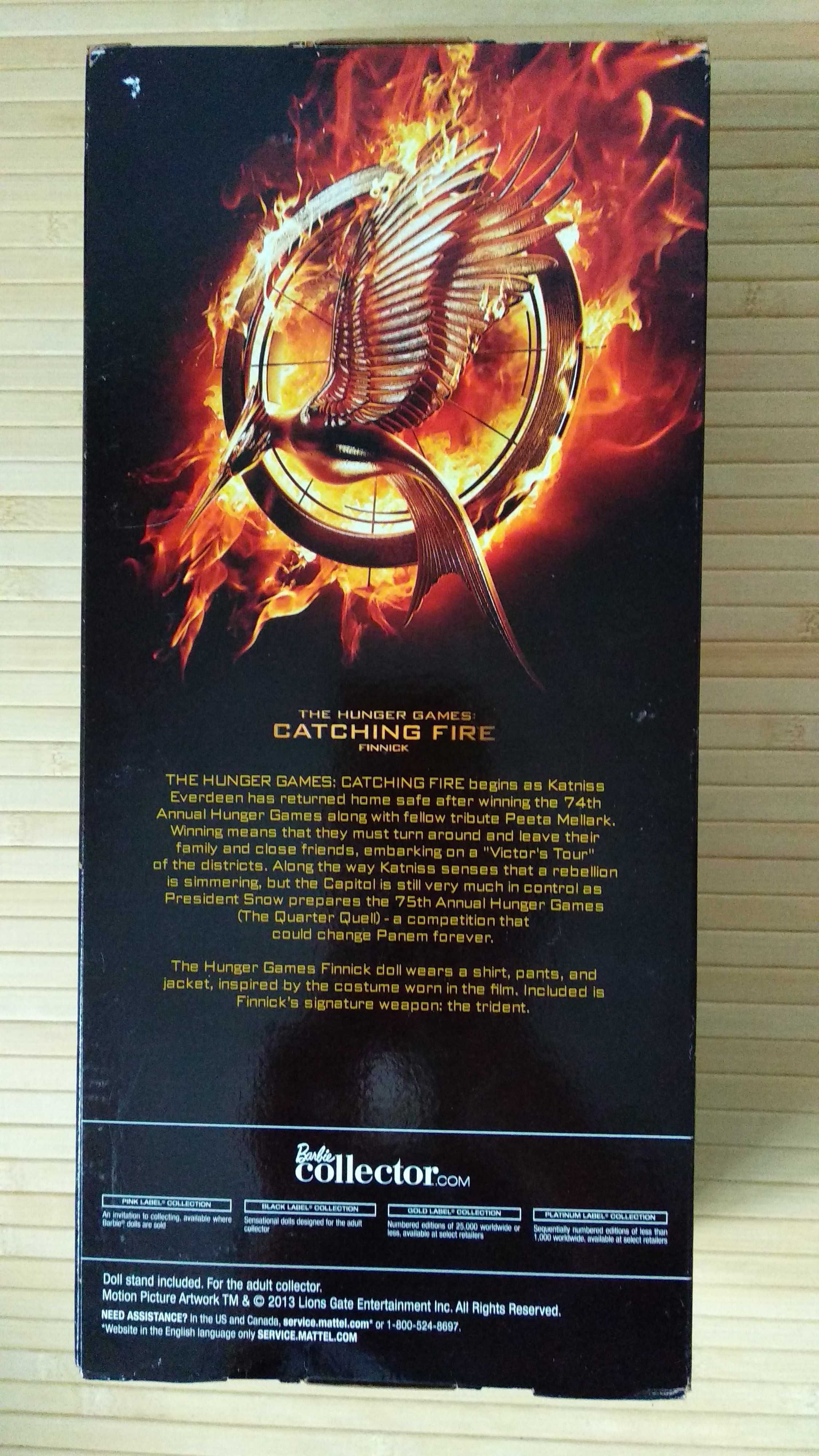 Кен Голодные игры Finnick Финик The Hunger Games mattel коллекцион
