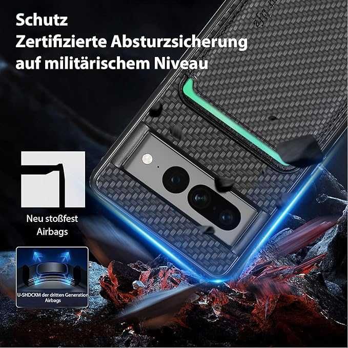 Plecki Etui Magsafe Case Obudowa Google Pixel 7Pro Portfel Magnetyczny