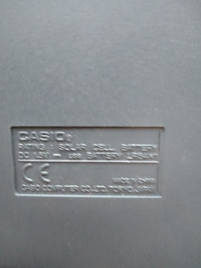 Калькулятор Casio
