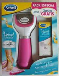 Lima Eletrica Dr Scholl VELVET SMOOTH + Serum intenso - Pedicure