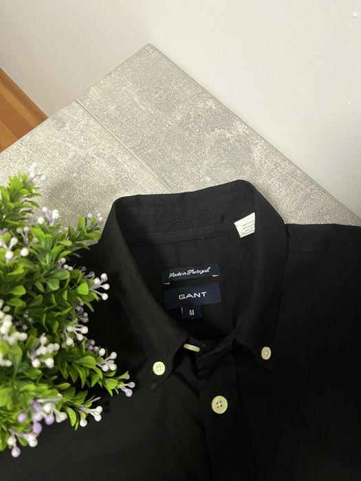 Gant рубашка черная мужская / Размер М