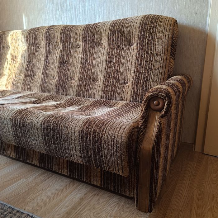 Kanapa sofa brąz beż