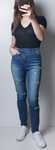 Lindex_dziewczęce jeansy z wysokim stanem Slim_14lat+ 170cm
