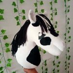 Hobby horse  kolor biało-czarny