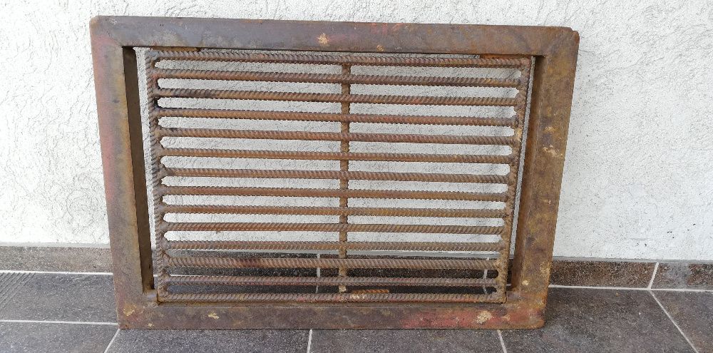 stara krata z ramą, ruszta