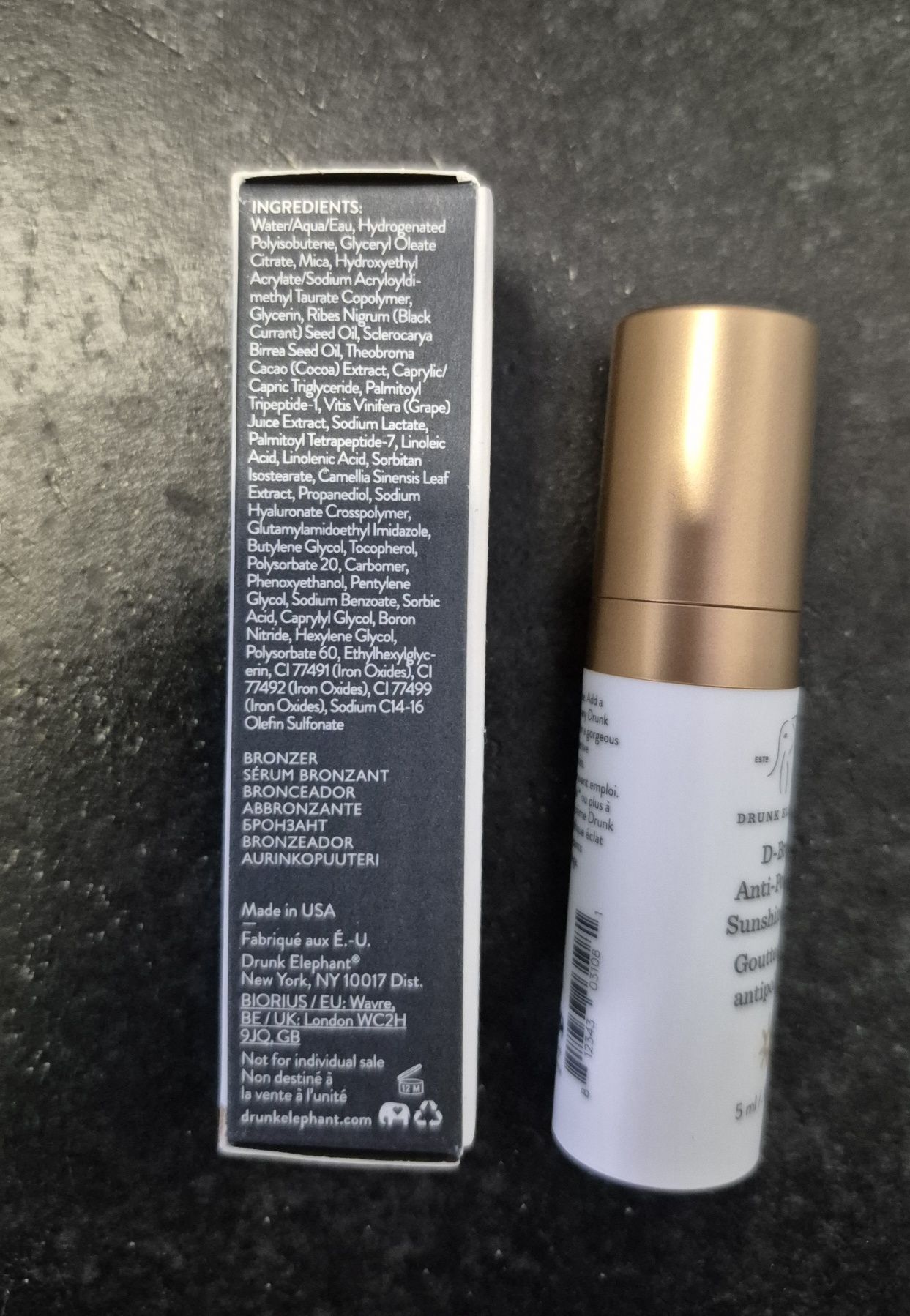 Drunk Elephant D-Bronzi Anti-Pollution Sunshine Drops 5ml brązujące
