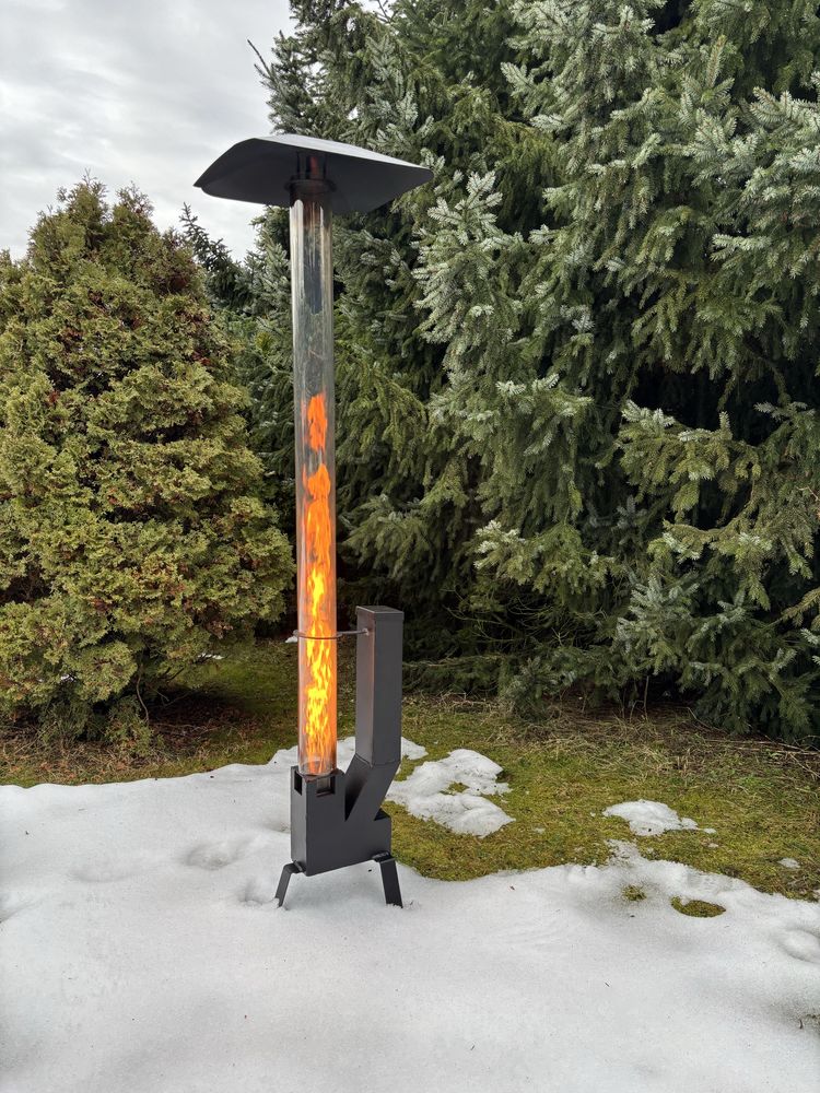 Parasol grzewczy na pellet