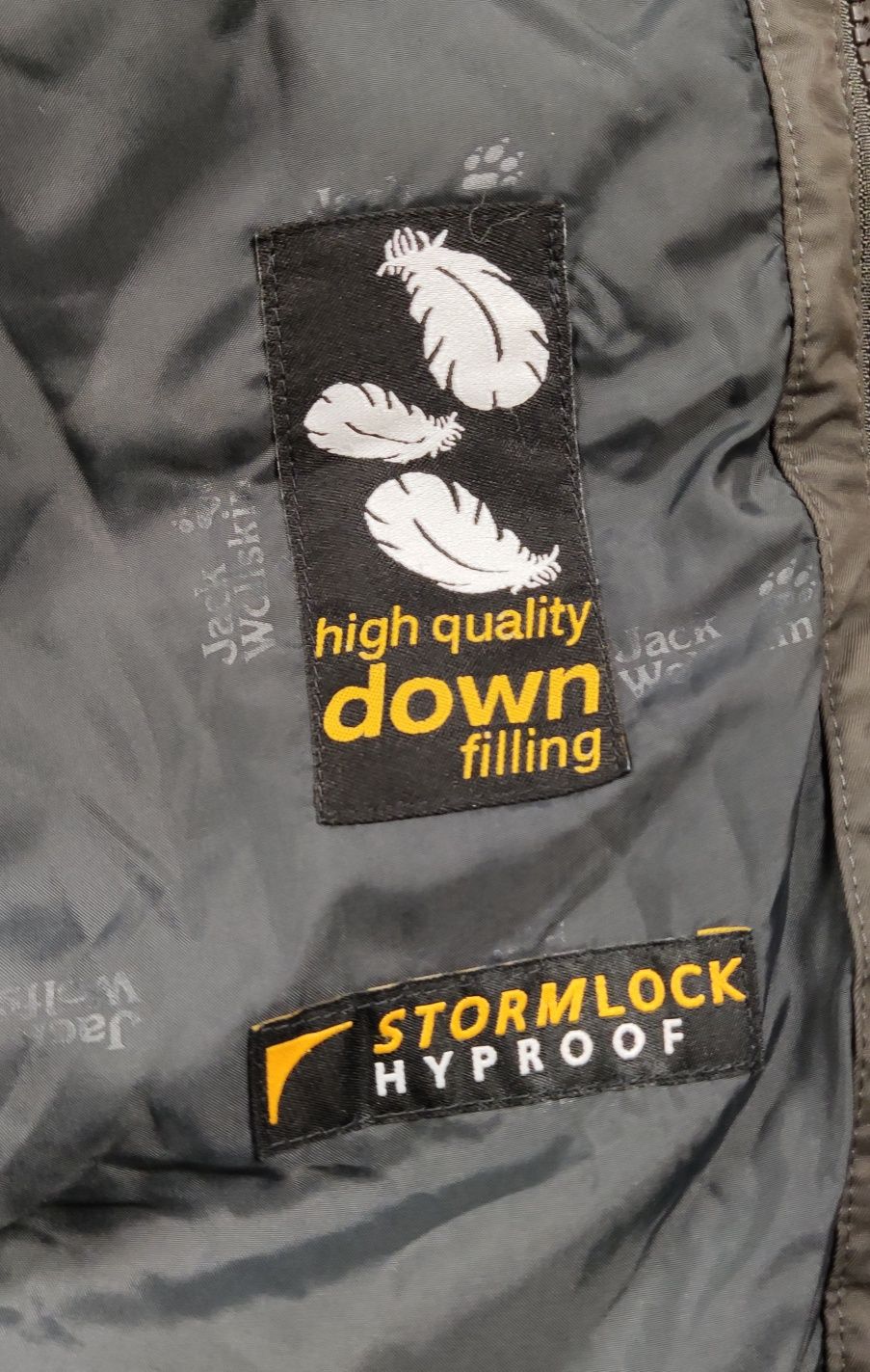 Jack Wolfskin damska puchowa ocieplana kurtka z kapturem w rozmiarze L