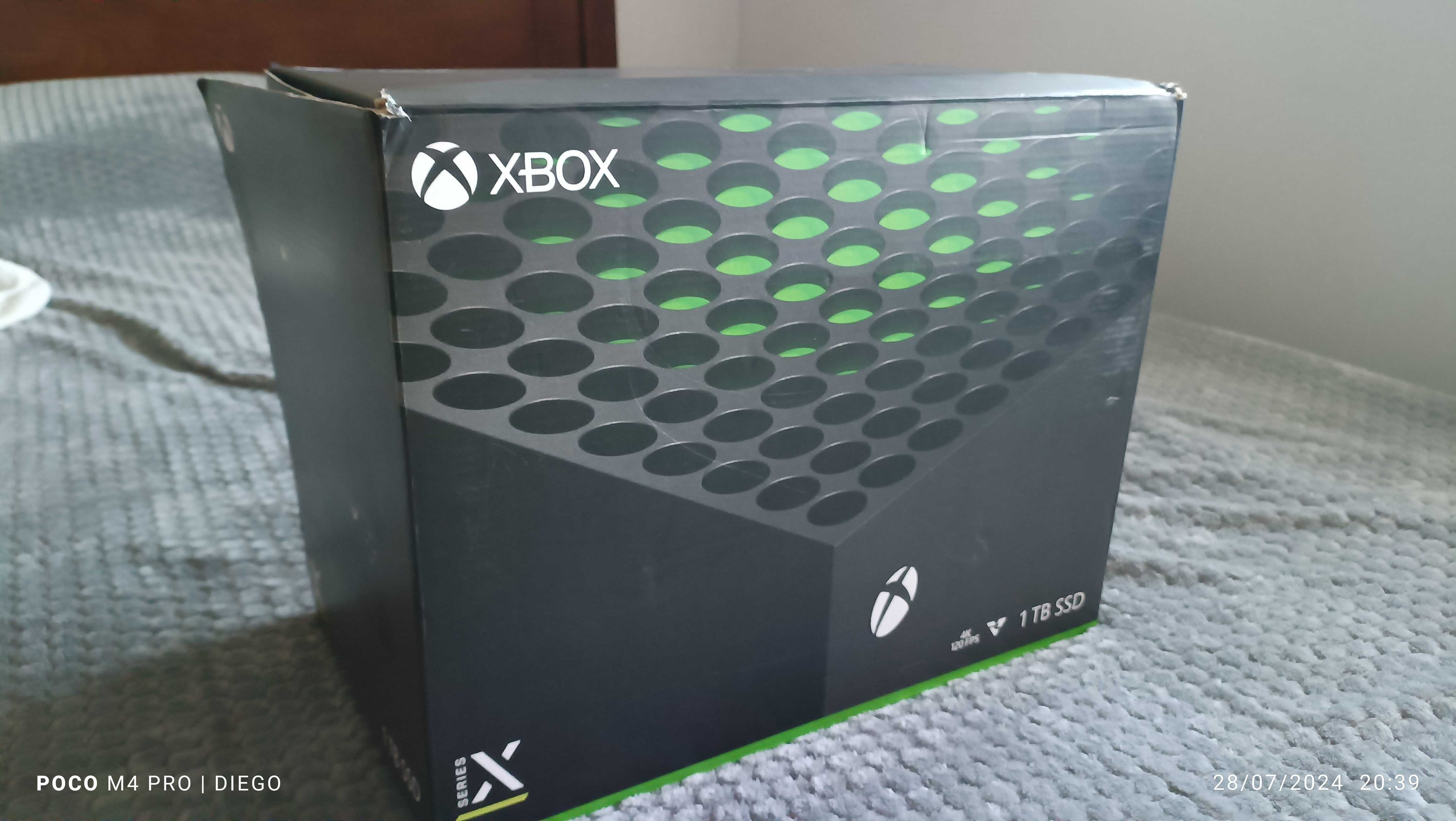 Xbox Series X 1 tb, em caixa