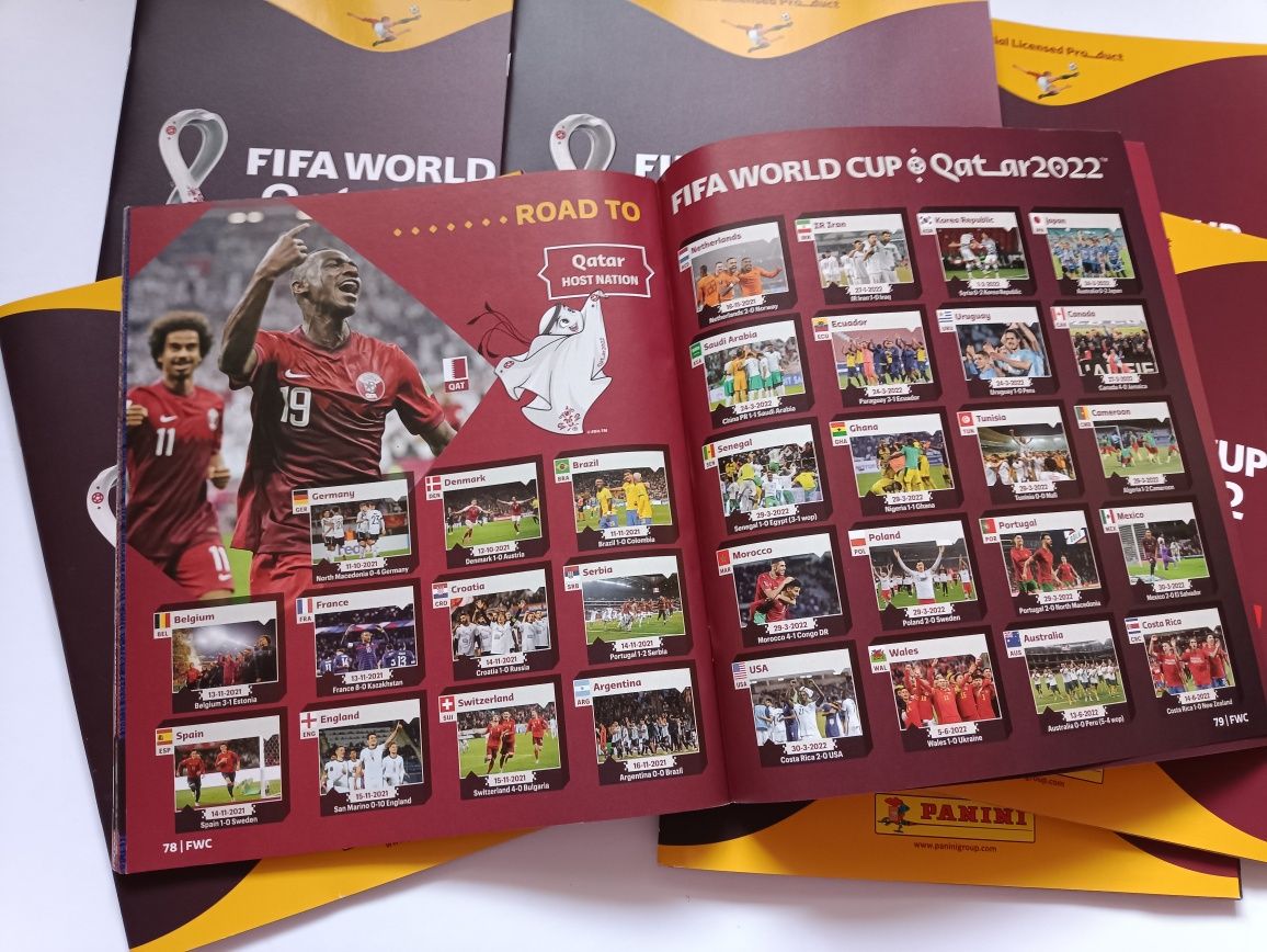 Альбом для наклеек панини фифа 2022 катар, panini fifa world cup Qatar