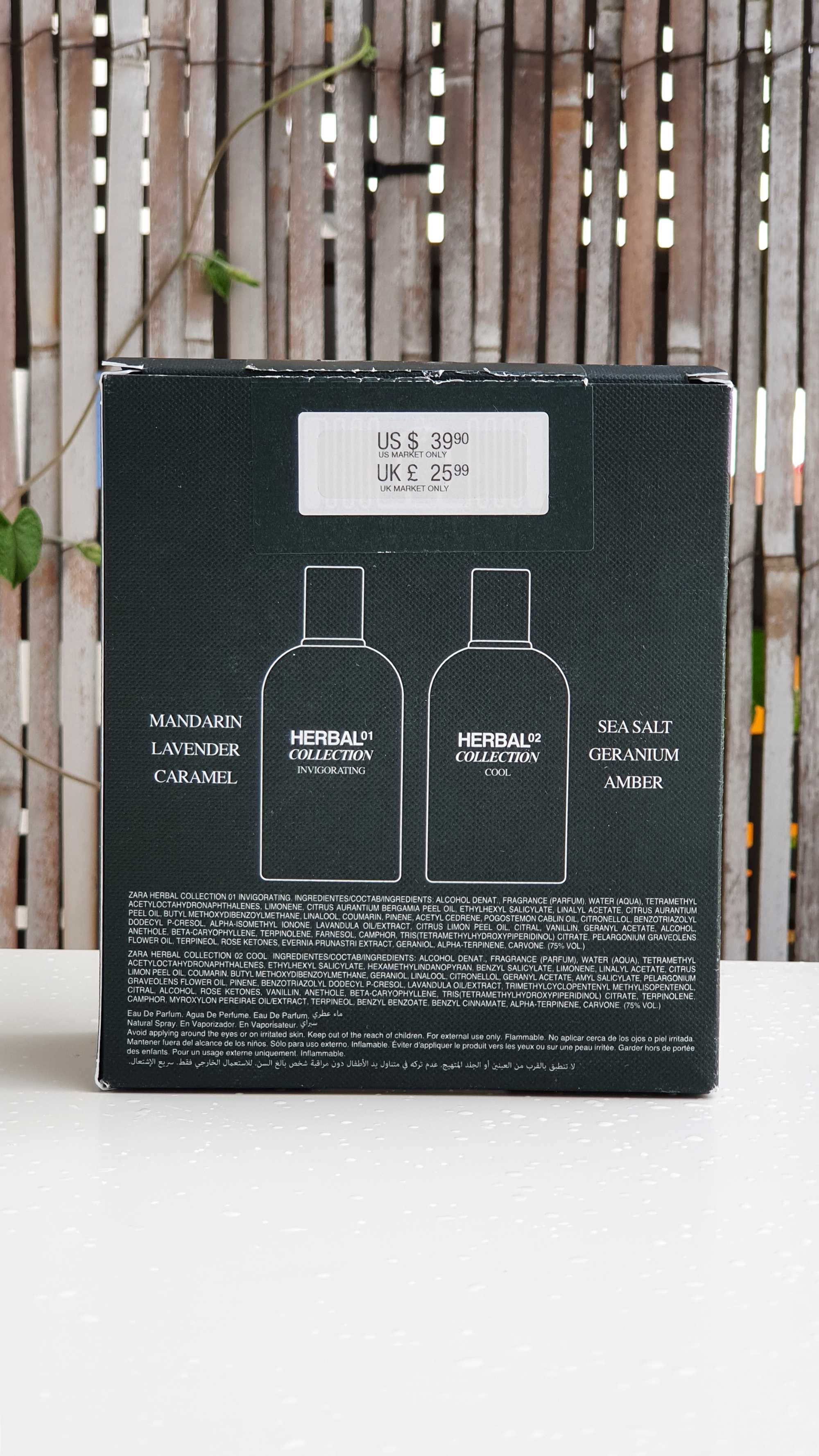 Zara Herbal Collection 01 + 02 EDP 2x 100ml