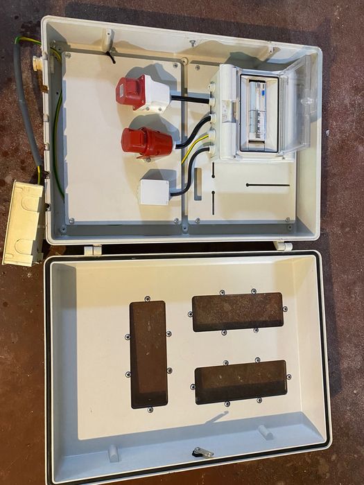 Quadro elétrico de obra