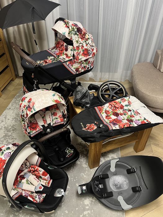Cybex Priam 4.0 spring blossom zestaw 4w1