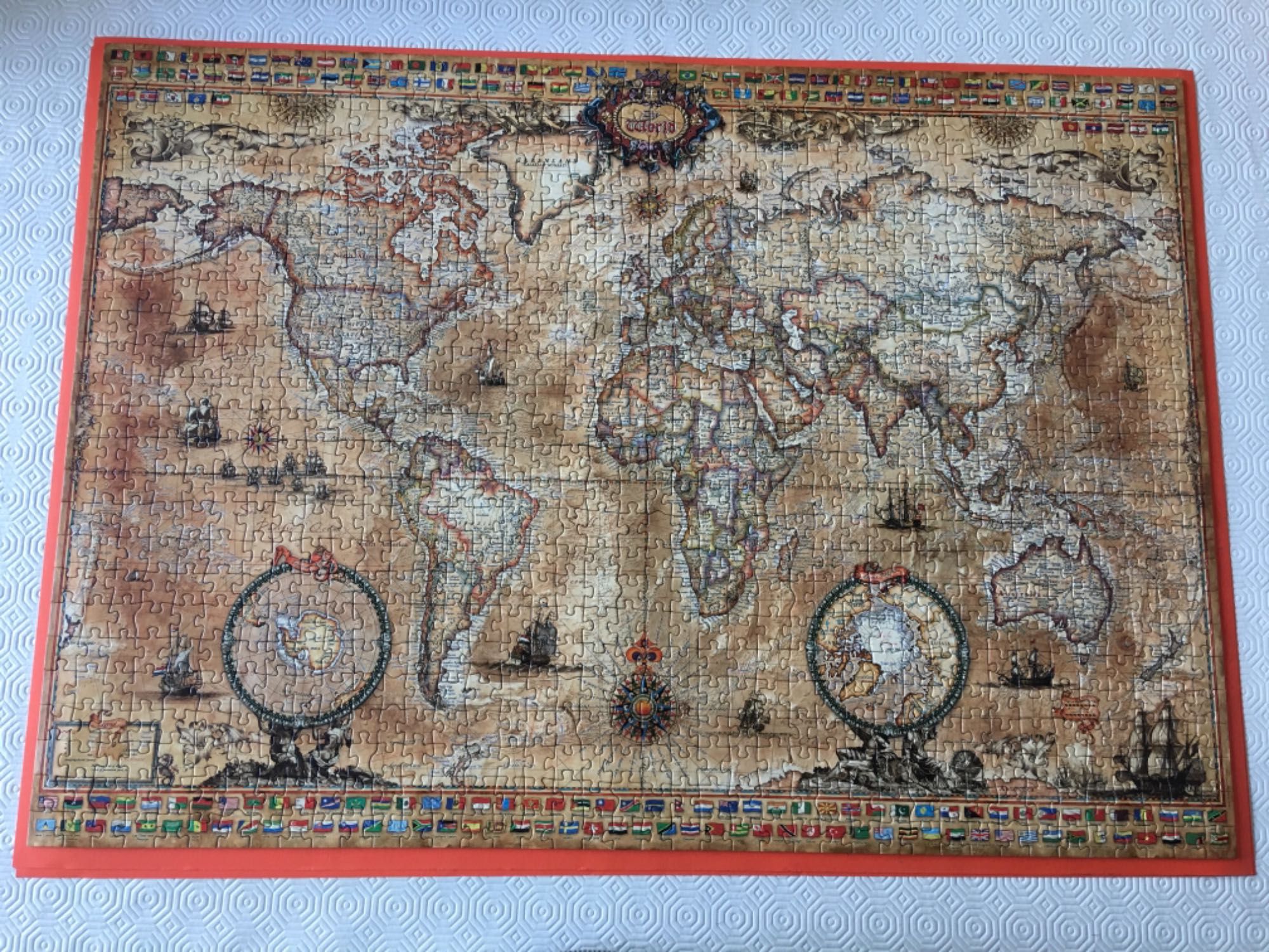Puzzle EDUCA 1000 Mapa Mundo