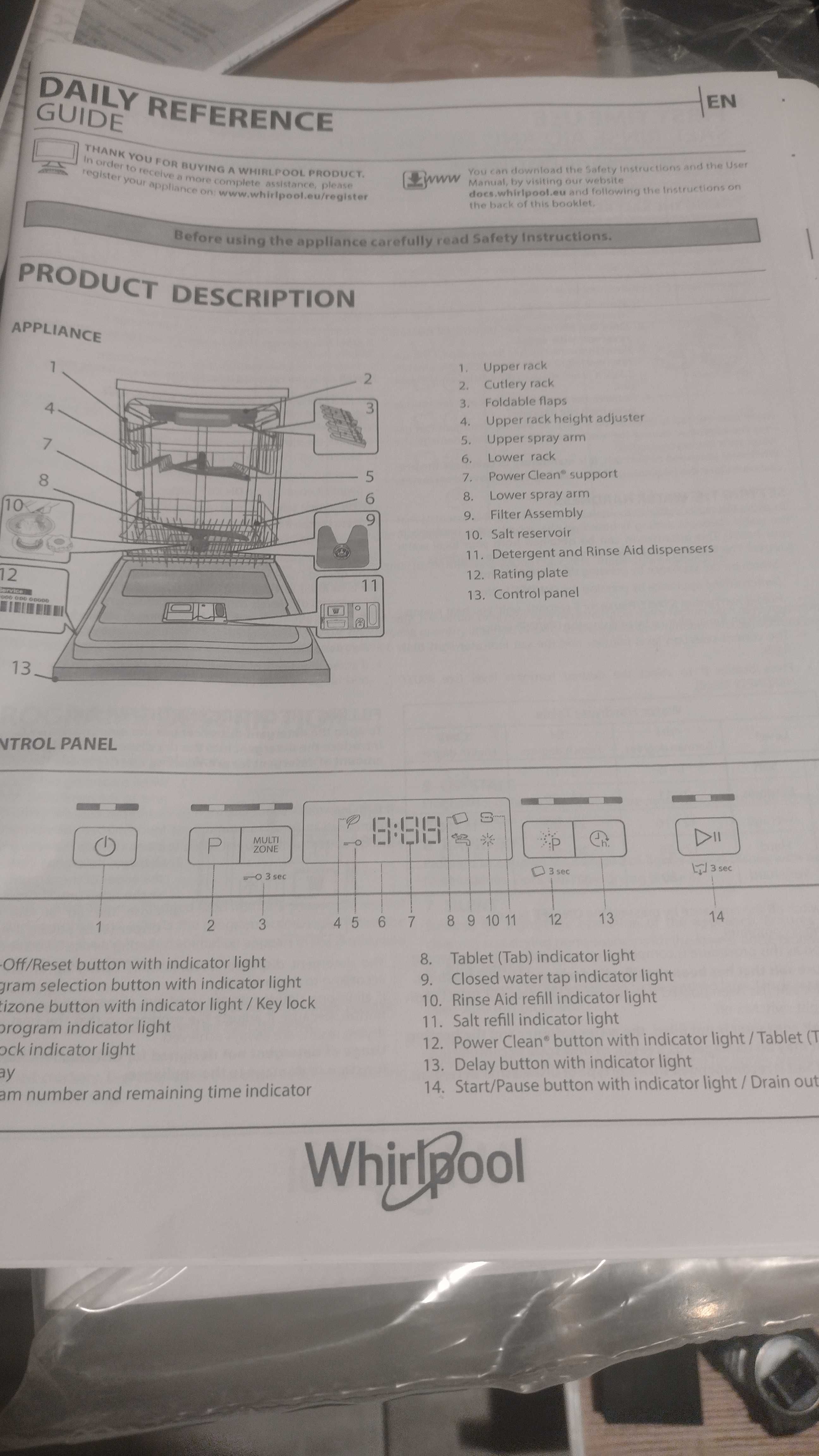 Zmywarka Whirlpool na gwarancji 2023 09