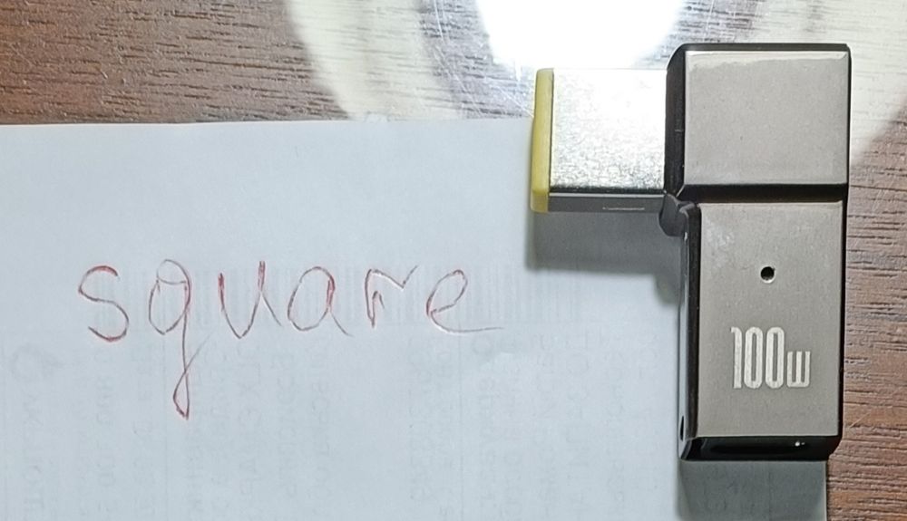 USB-C to square (lenovo) 19V pd trigger адаптер живлення
