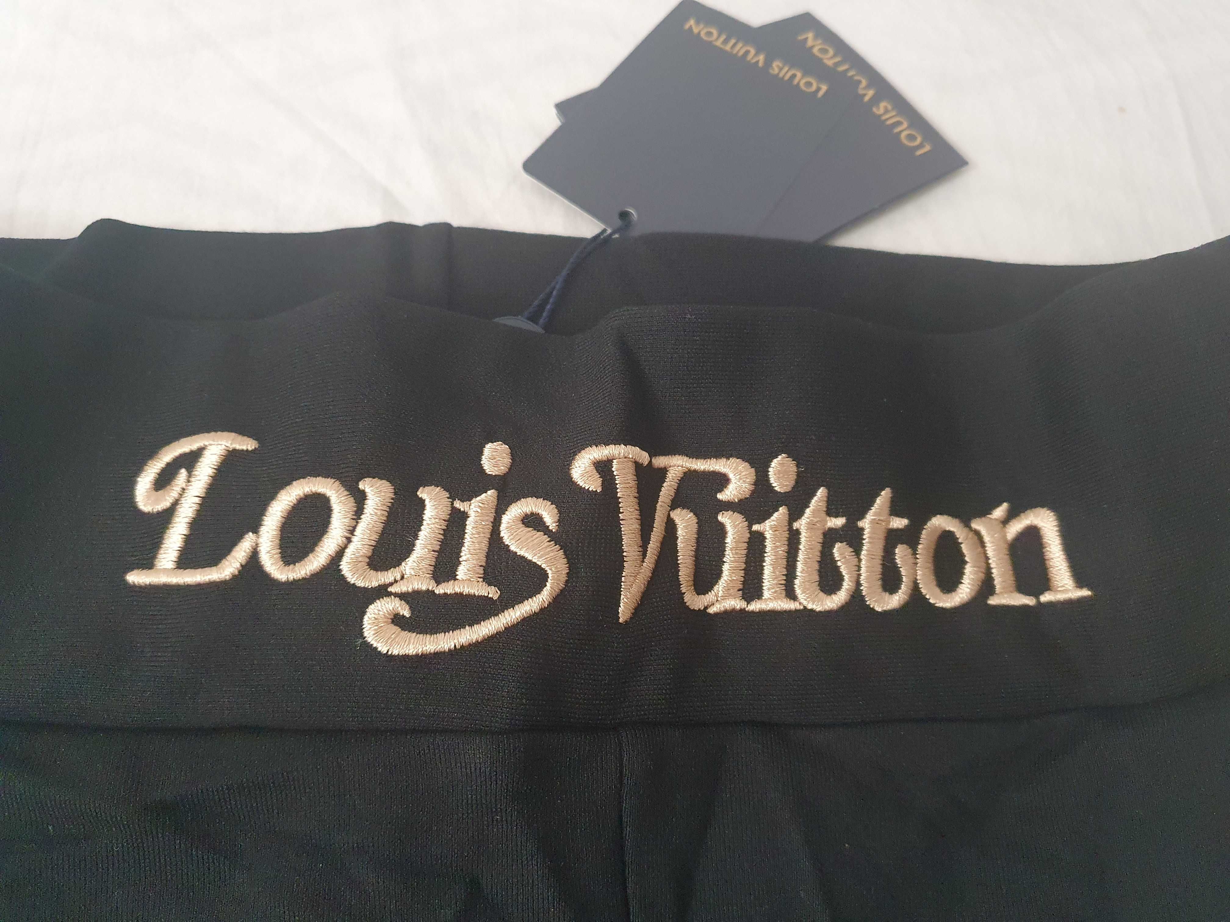 NOwE damskie legginsy Louis Vuitton spodnie lv dres czarny xl 42
