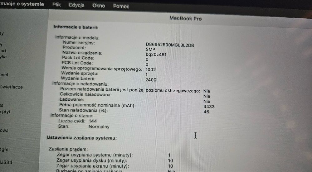 MacBook Pro 13.3” A2159 (2019) – i7 / 16GB RAM / 256GB SSD