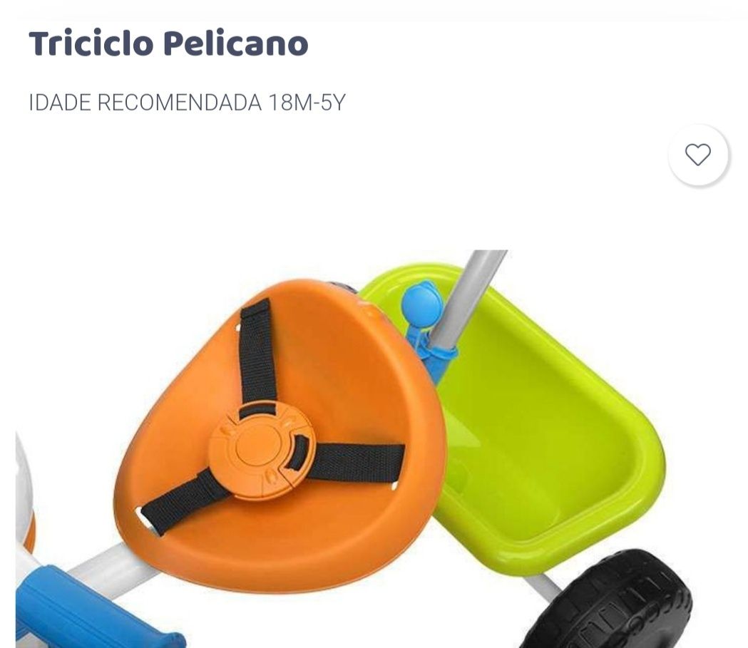 Triciclo pelicano  chicco