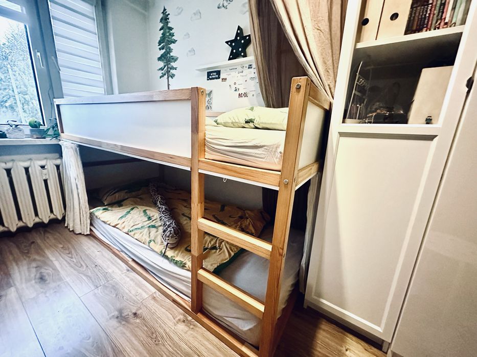 Łóżko piętrowe  kura ikea obustrone