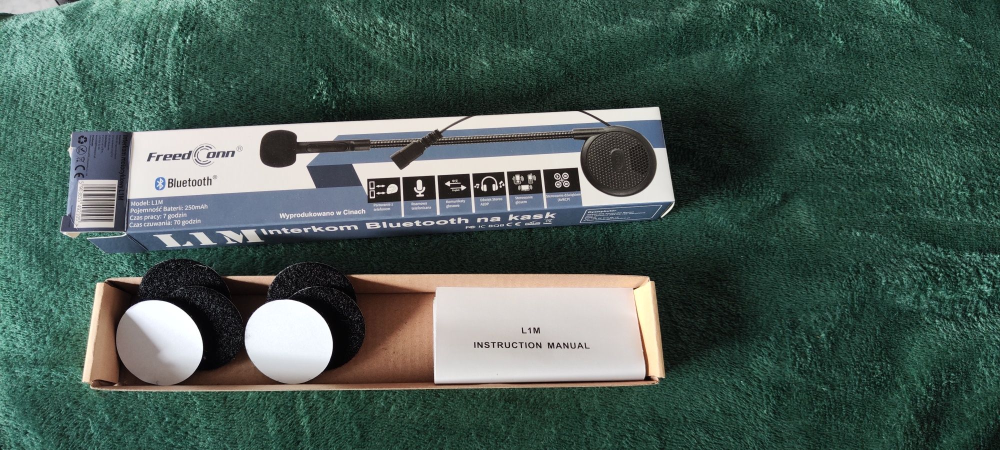 Intercom motocyklowy  freedconn L1M/ Dwa zestawy//na dwa kaski