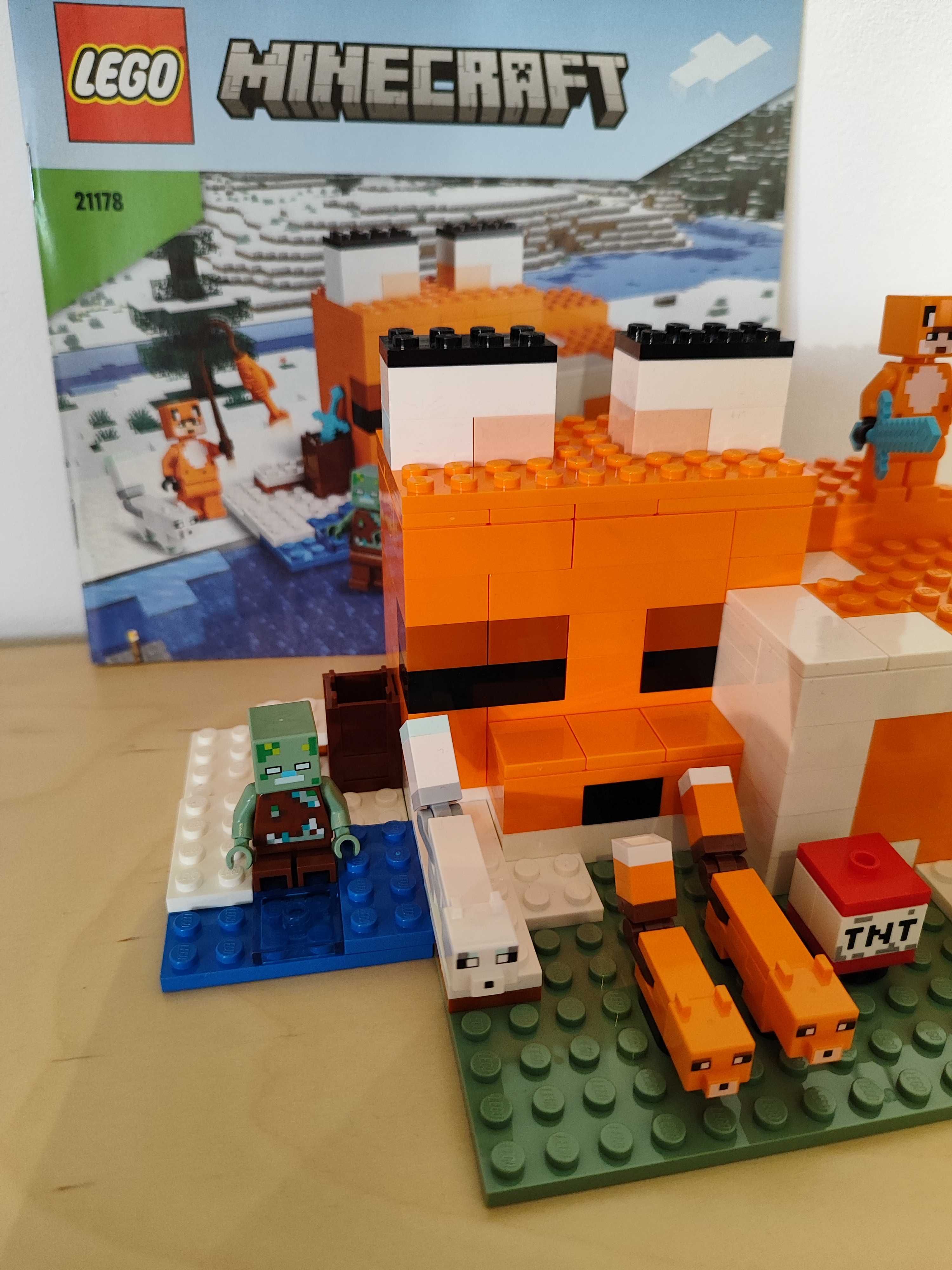 Zestaw Lego Minecraft 21178 Siedlisko lisów