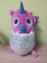 Hatchimals plecak pluszowy jednorożec