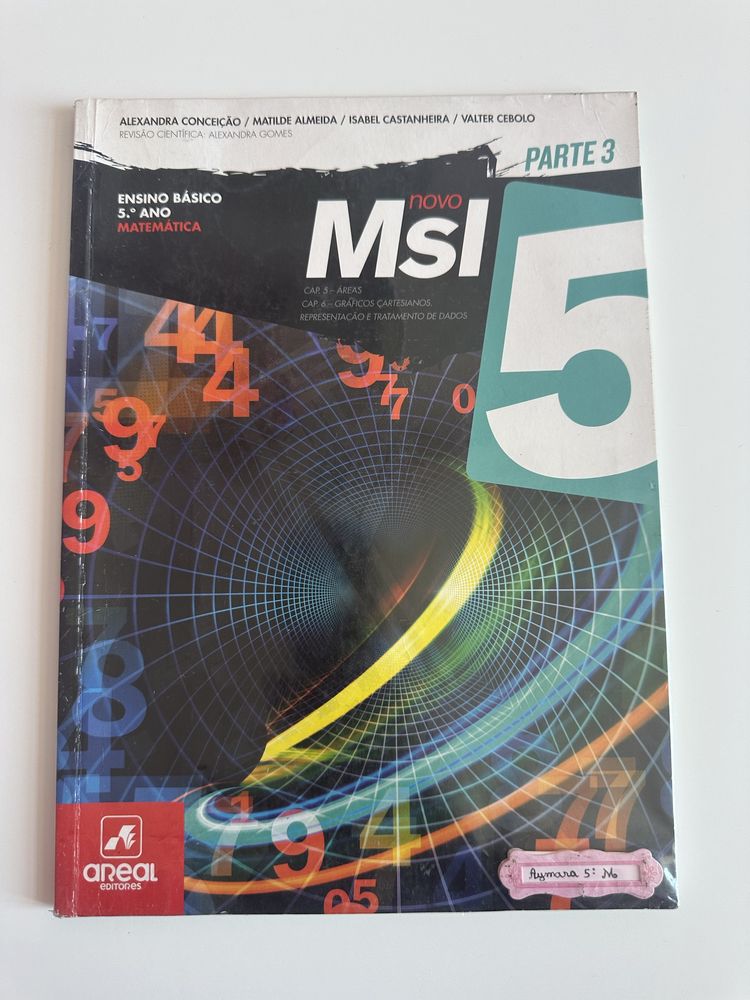 Manual de Matemática 5 ano “ Msl “ 3 partes