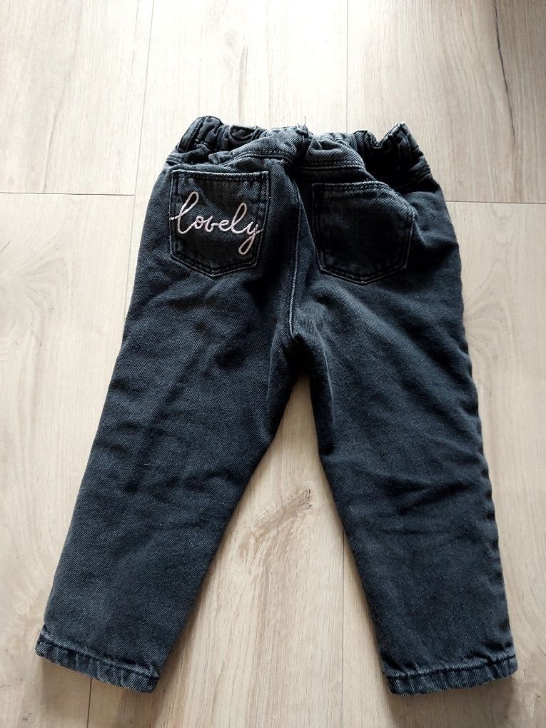 Czarne jeansy Reserved 92