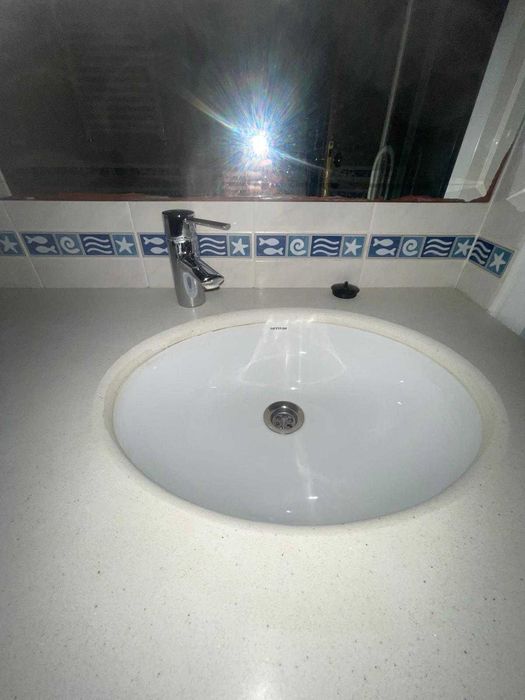 Móvel de casa de banho com pia sanindusa + sanita + bidé