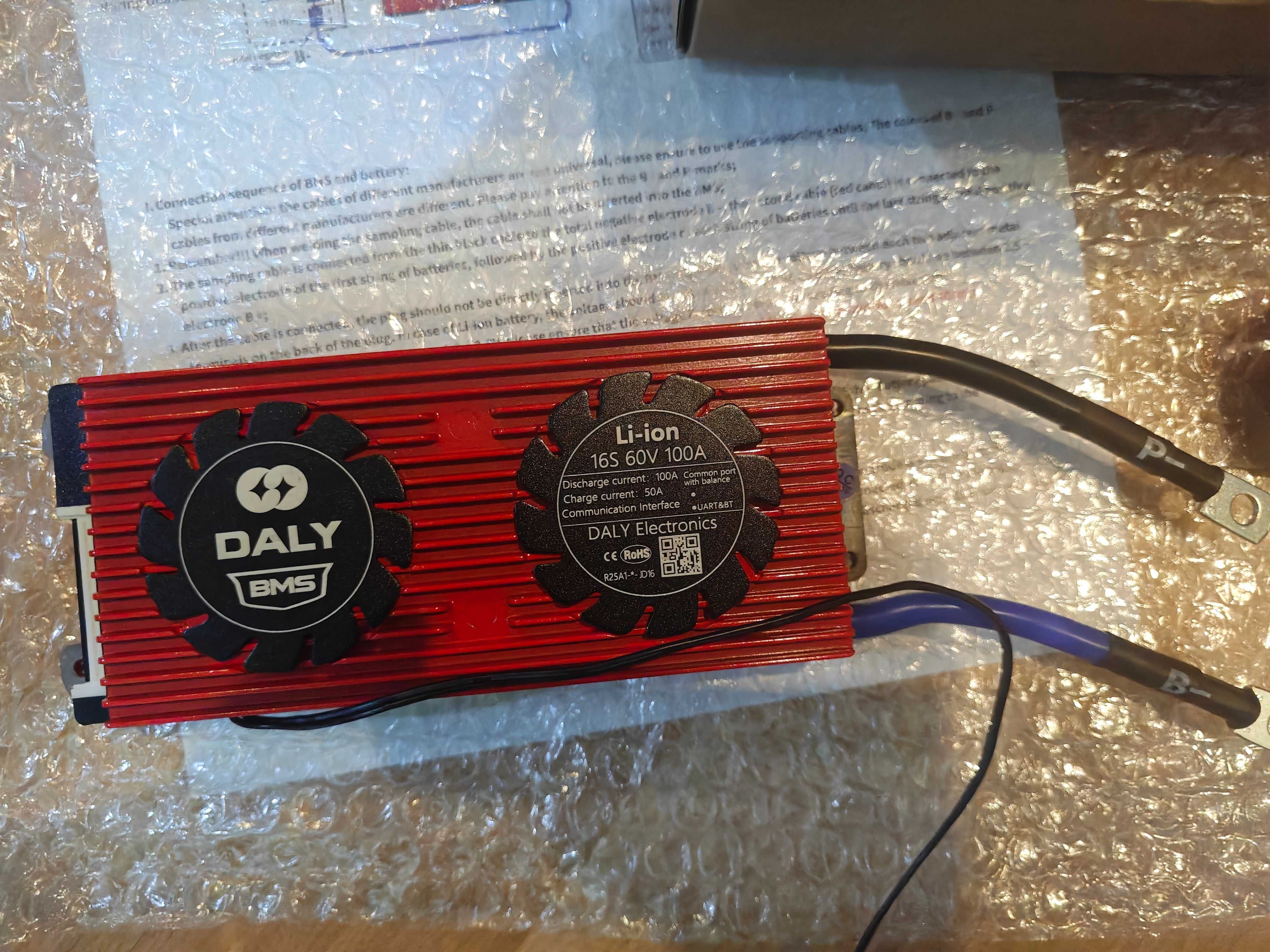 Daly bms 16s 100a li-ion bluetooth