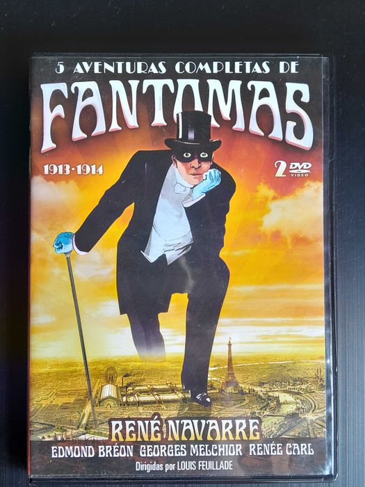 5 aventuras completas de Fantomas