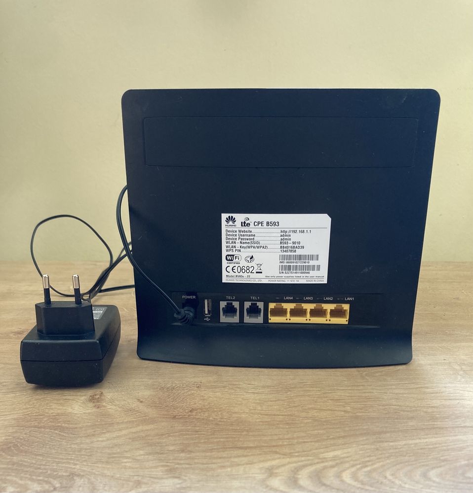 Bezprzewodowy router WiFi Huawei LTE CPE B593