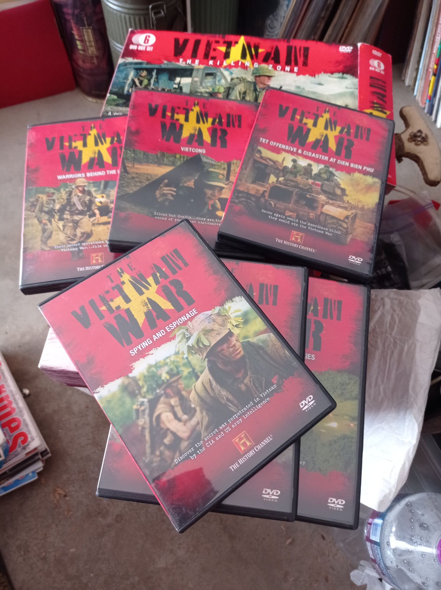 DVD Vietnã war de history Chanel em português