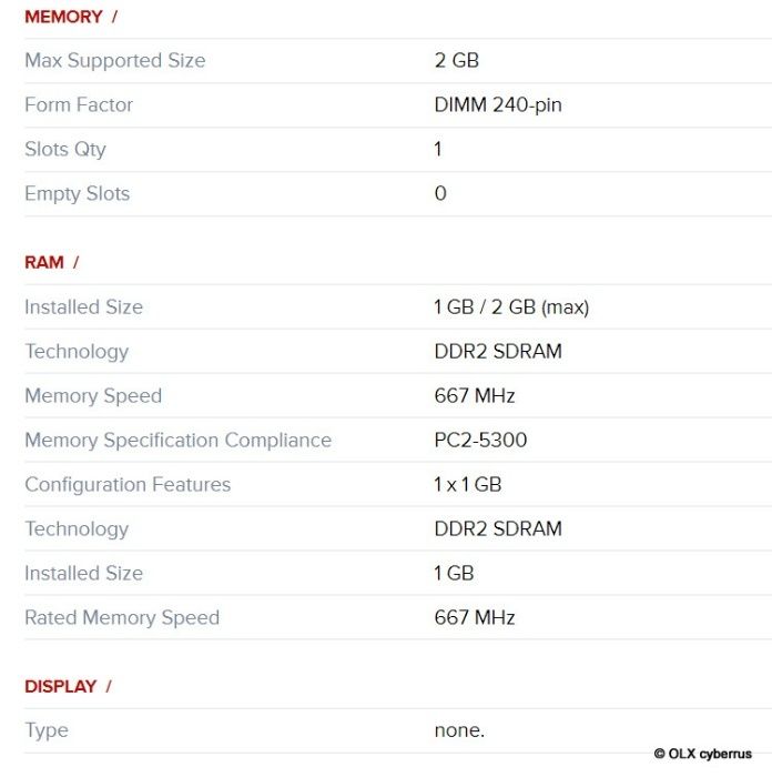 NOWY komputer Lenovo ThinkCentre A57e 6306 - Atom 230 1.6 GHz