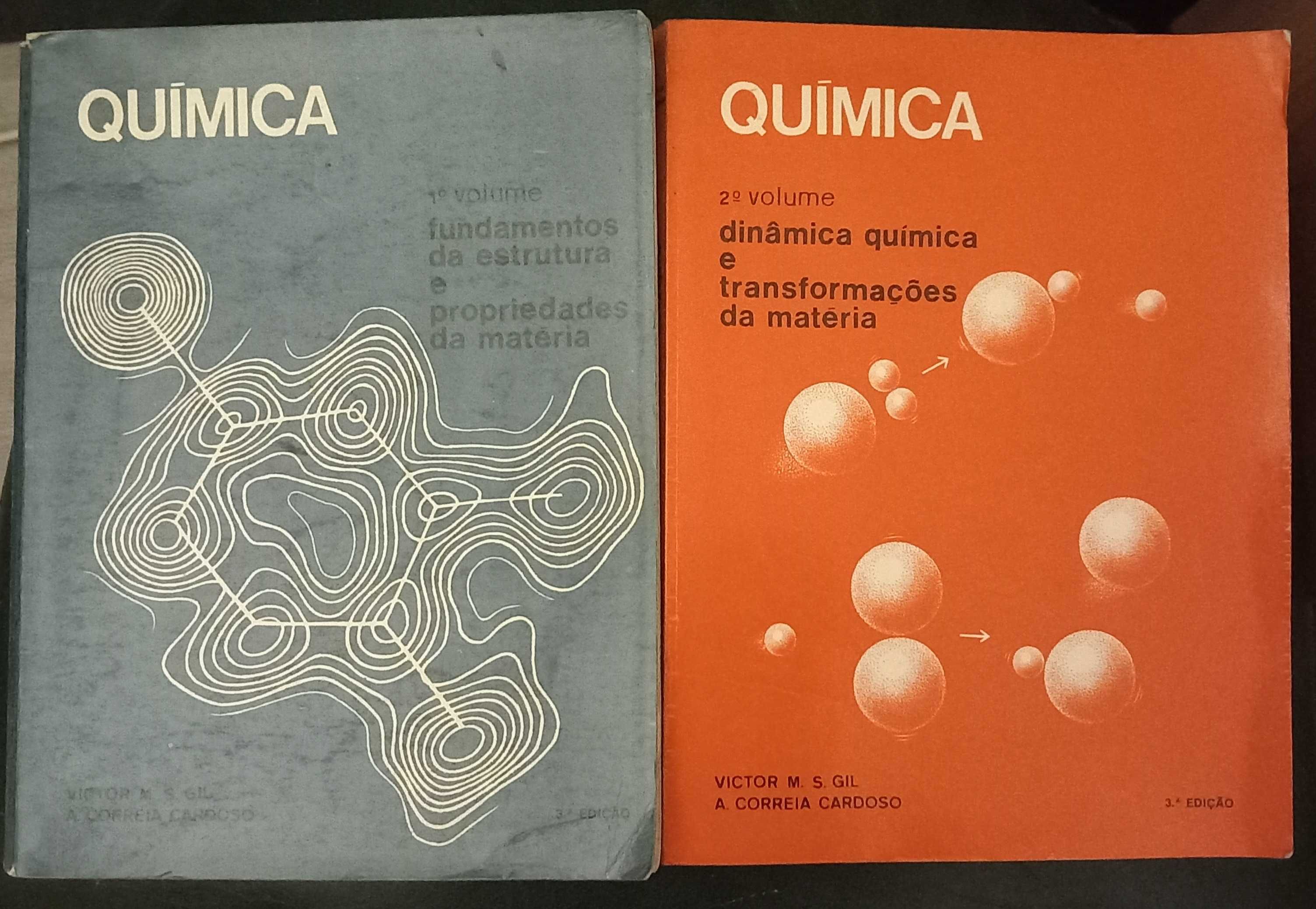 Livros Quimica - 2 vols - portes incluídos