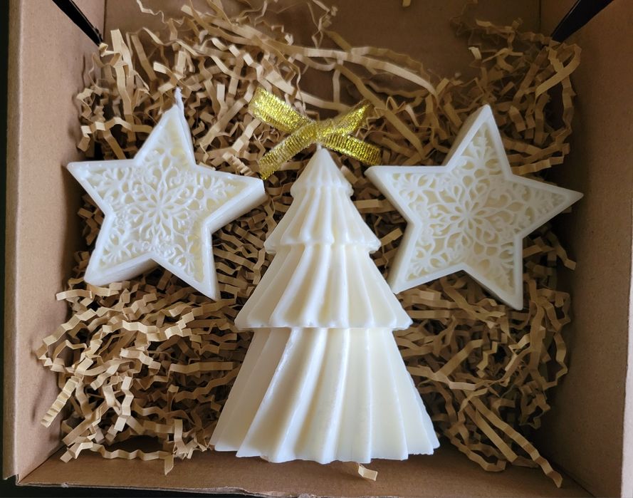 Velas artesanais  cera de soja - packs de natal, garante o seu!