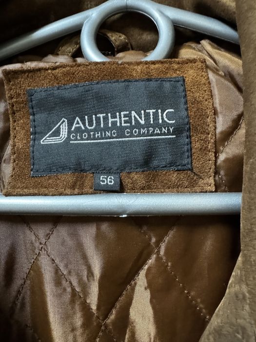 Чоловіча куртка натуральна шкіра Authentic 56 розмір нова!