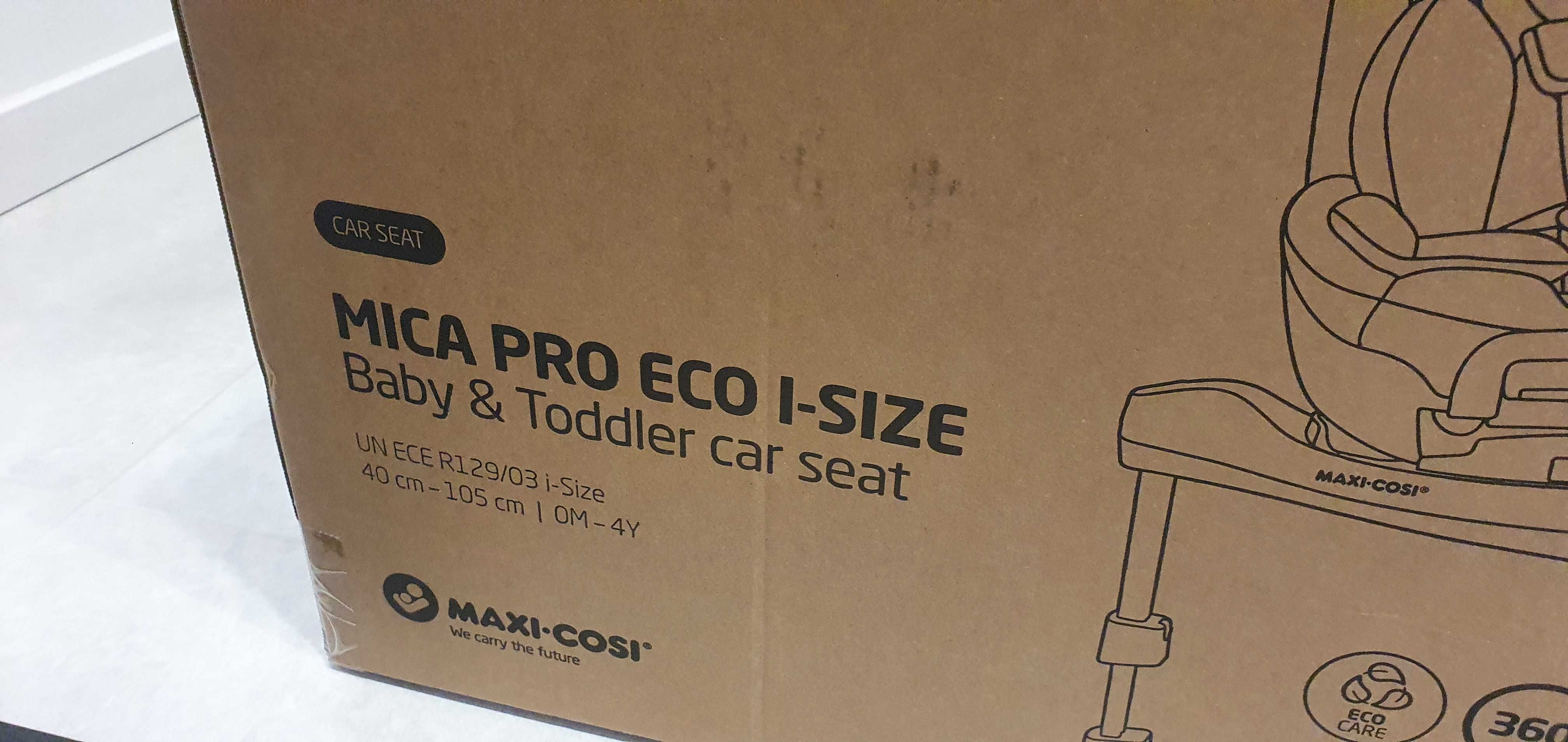 Nowy fotelik samochodowy Maxi Cosi Mica Pro Eco i-Size