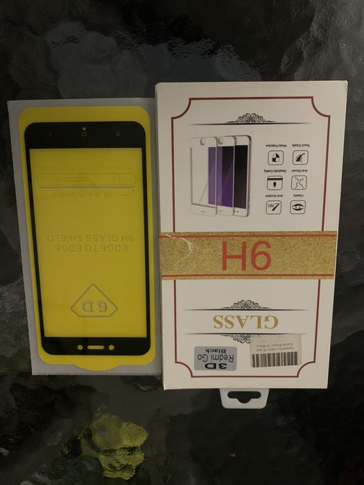 Защитное стекло 3D Xiaomi Redmi Go black